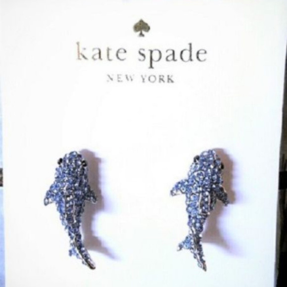 Kate Spade Jewelry - KATE SPADE California Dreaming Shark Stud Earrings